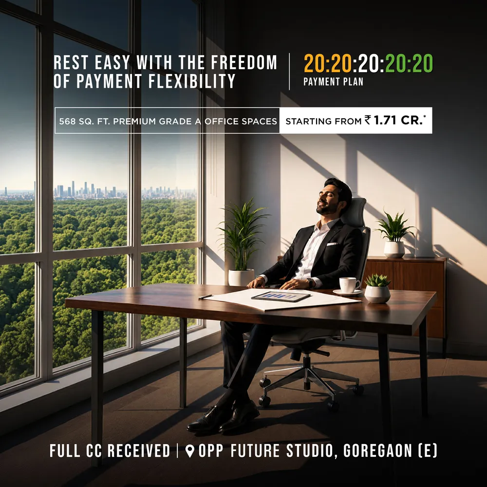 Sixty3 W.E. Bizpark by AGM Vijaylaxmi, premium commercial office spaces and investment property in Goregaon East, Mumbai.